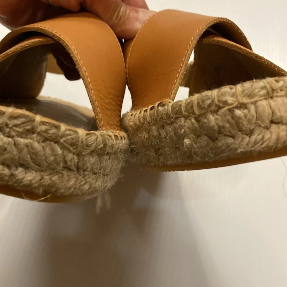 Soludos Eloise Leather Summer Sandals - size 9 - Picture 3 of 10